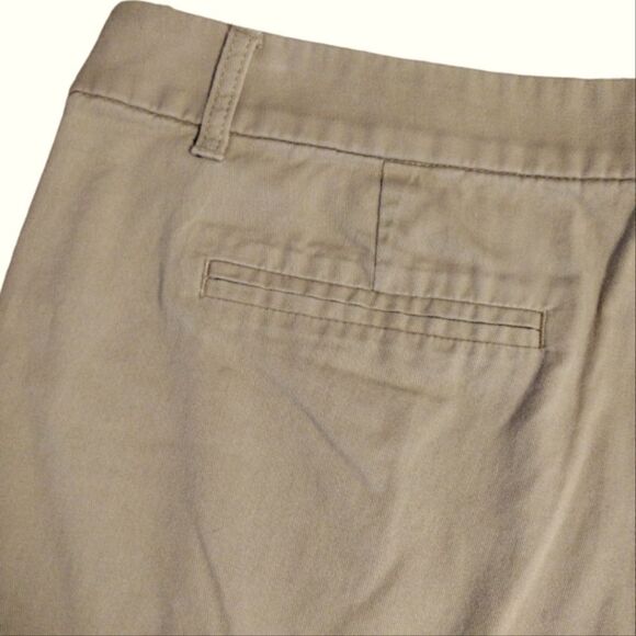 J. Crew Beige 5" Classic Cotton Chino Shorts Plussize 14 - Picture 6 of 12